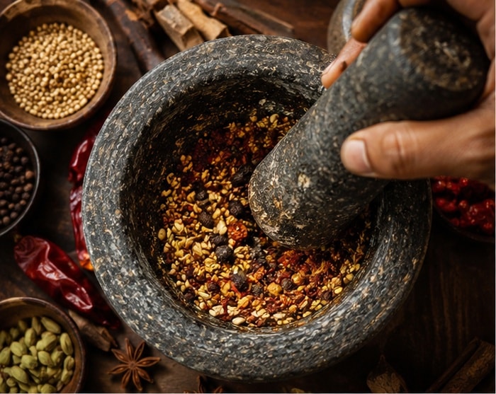 Hand Pounded Masalas